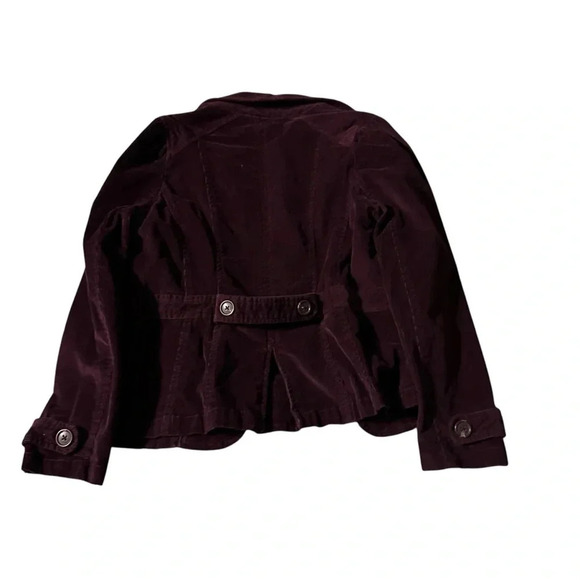 St. John's Bay women's PM Maroon Corduroy Jacket - Picture 2 of 6